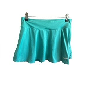 Nike Women's Turquoise Athletic Skater Skort Tennis Prep Golf Skirt Size Small